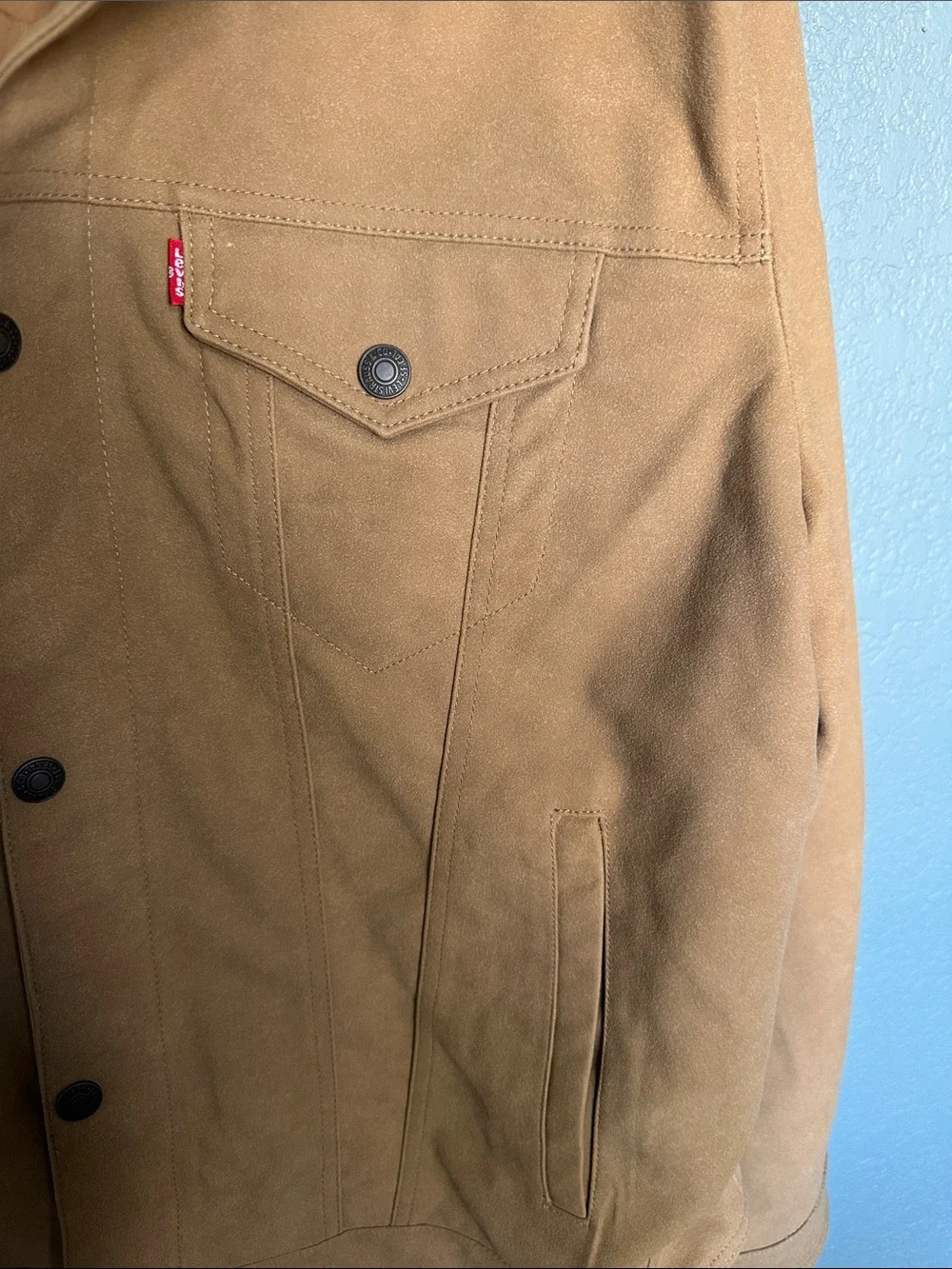 Levi's Brown synthetic suede Work Jacket